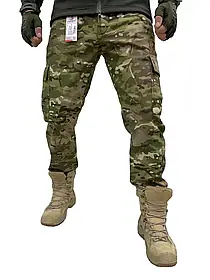 Штани тактичні зимові на флісі  камуфляж Софтшел Combat штани  Softhell S