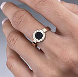 Срібний набір сережки та каблучка, фото 4