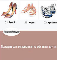 Вкладки темно-сірі зі шкіри ПУ для ремонту взуття. Наклейки вкладиші для реставрації задника у кросівках, фото 7
