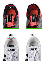 Вкладки темно-сірі зі шкіри ПУ для ремонту взуття. Наклейки вкладиші для реставрації задника у кросівках, фото 4