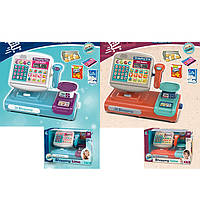 Игрушка Кассовый аппарат 29-16,5-в21см, калькулятор, звук (англ),2 вида, CF8522-26