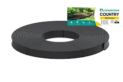 Бордюр чорний садовий пластиковий Country Premium – 80 метрів