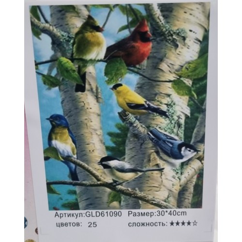 Алмазний живопис 30х40 GLD61090 у картонній коробці
