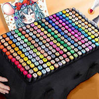 Набір двосторонніх маркерів, Sketch Marker, 204 кольорів, в сумці