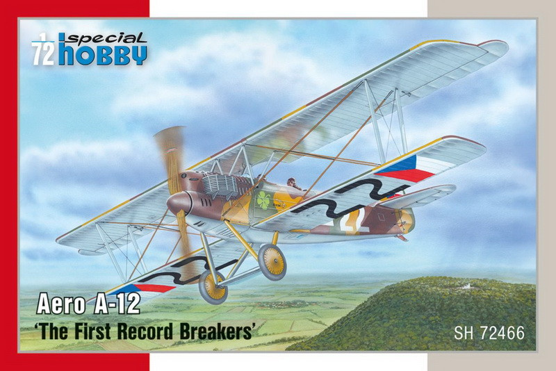 Пластикова модель 1/72 Special hobby 72466 чехословацькй літак Aero A-12 ‘The First Record Breakers’