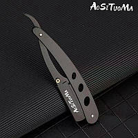 Небезпечна бритва, клинкова бритва з відкритим лезом, пряма бритва, побоювання, шаветка Vintage Barber