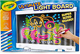 Crayola Ultimate Light Board. Прозора дошка для малювання. Дитячий графічний планшет з підсвіткою Крайола, фото 2