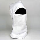 Балаклава зимова фліс Біла маска підшоломник тактичний багатофункціональний, фото 4