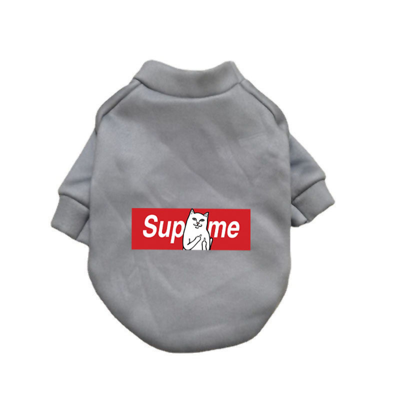 Худі для собак Pet Style "SUPREME" Сіре XS