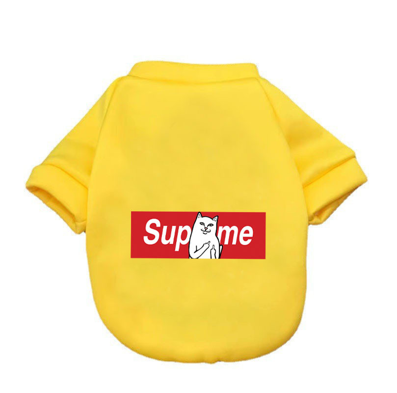 Худі для котів Pet Style "SUPREME" Жовте XS