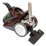 Пилосос для сухого прибирання 700 Вт Rotex RVC20 без мішка циклонний колбовий контейнерний із турбощіткою, фото 3