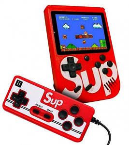 Ігрова консоль Sup game box 400в1 портативна кишенькова електронна приставка з джойстиком на 400 ігор Червоний