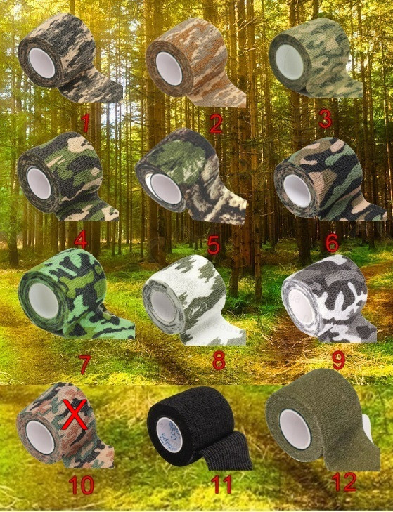 Камуфляжна маскувальна стрічка Камуфляжні маскувальні стрічки для зброї, фото 1