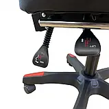 Компютерне крісло EC GAMING KO24CZE ЧОРНО-ЧЕРВОНЕ Геймерське крісло з підніжкою і 2 подушками до 150кг, фото 7