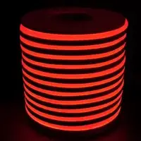 Светодиодная лента NEON 220В PROLUM 8x16, IP68, Красный, Series "GL", PRO, м