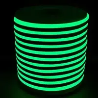 Светодиодная лента NEON 220В PROLUM 8x16, IP68, Зеленый, Series "GL", PRO, м