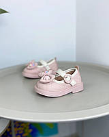 Туфли детские розовые 1078