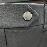 Брюки жіночі штани прямі резинка великого розміру 54 чорні, фото 6