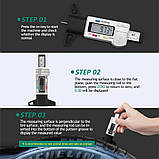 Вимірювач глибини протектора для автомобільних шин, цифровий 0-25,4 мм., фото 6