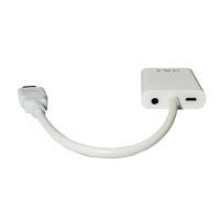 Переходник HDMI M to VGA F (с кабелями аудио и питания от USB) ST-Lab (U-990 white) d