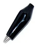 Зажим под щуп тестера "Крокодил", 50мм, черный