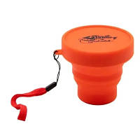 Чашка туристическая Tramp Silicone 180ml Orange (UTRC-083-orange) d