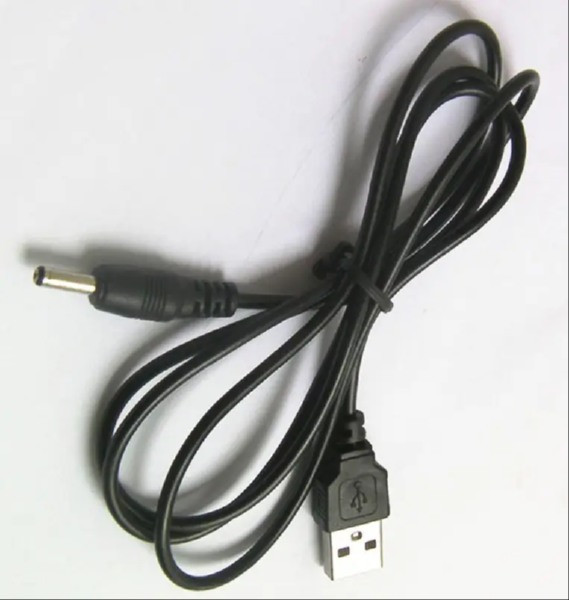 Кабель USB 2.0 на ф3.5мм/1.1 мм для заряджання планшетів 5V 2A