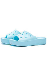 Crocs Classic Platform Slide шлепанцы на платформе крокс.