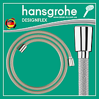 Душевой шланг 160 см никель hansgrohe Designflex Brushed Nickel 28260820
