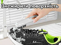 Темно-сірі наклейки на протерту, порвану частину взуття. Вкладиші для ремонту взуття набір 3 пари (6шт), фото 5