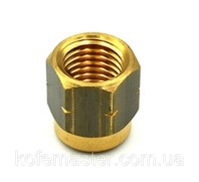 Гайка 1/8 на тефлонову трубку 2х4мм для кавомашин Saeco, Philips, Gaggia, Delonghi, 123460220