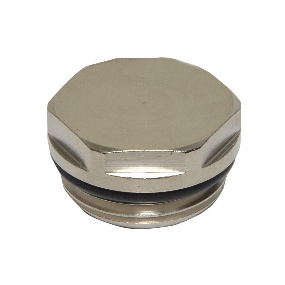 Заглушка хромована 1/2" Marvit Spa з гумовим кільцем