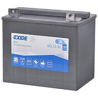 Аккумулятор гелевый залитый и заряженный 30Ah 180A EXIDE GEL12-30