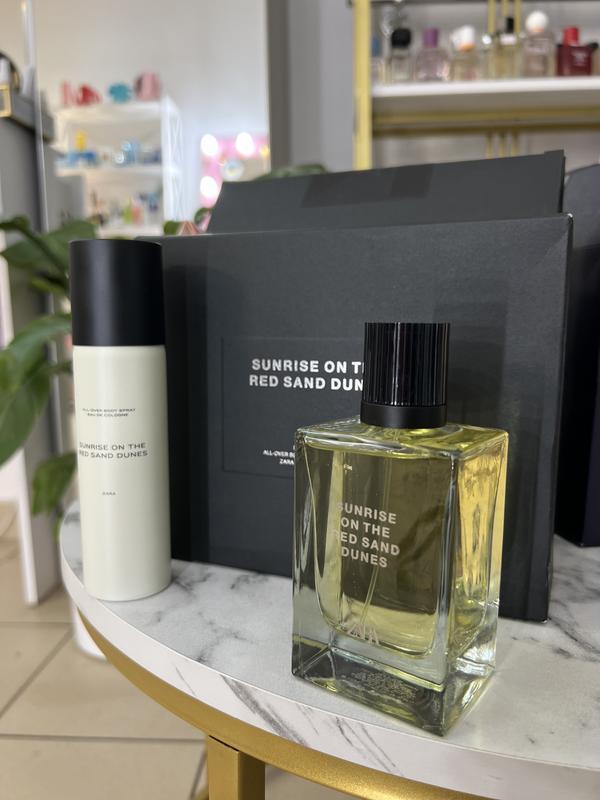 Парфюм ZARA Sunrise On The Red Sand Dunes Parfum + Body Spray (2*100 ml), фото 1