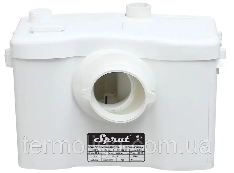 Каналізаційна установка  Sprut WCLift 600/2F Hot
