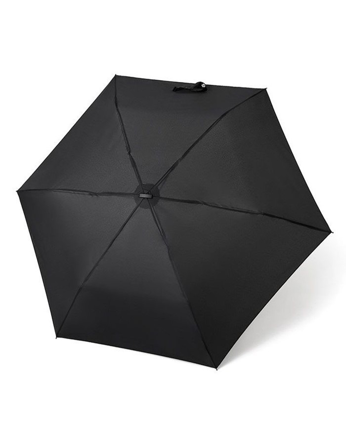 Парасолька жіноча механічна Parachase №3226 плоска складна міні кишенькова на 6 спиць Чорний, фото 1