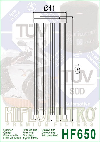 Фільтр масляний HIFLO FILTRO HF650