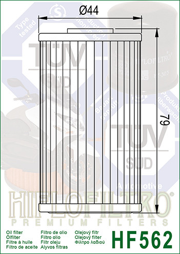Фільтр масляний HIFLO FILTRO HF562