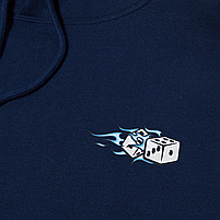 Худі HUF Dicey Pullover Hoodie Navy (розмір L), фото 4