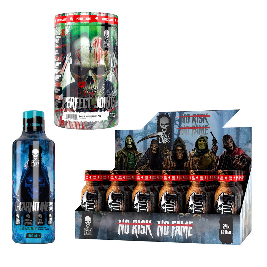 Perfect Joints (495 g tropical) + Angel Dust Shot (120 ml exotic) + L-Carnitine 3000 (500 ml)