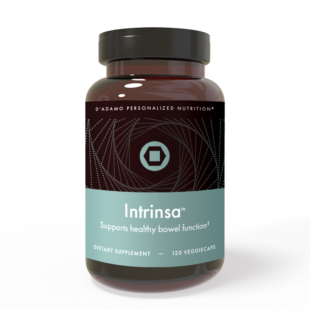 D'adamo, Genoma Nutritionals, Intrinsa, Інтенза, 120 вегетаріанських капсул BX636