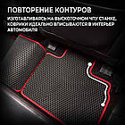 Килимки в салон EVA для Honda ENS1 2022- з підп'ятником Чорні-Синій кант 5 шт., фото 8