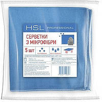 Салфетка Grite HSL Professional для стекла 5 штук 30х30 см микрофибра (300333/1500003727)