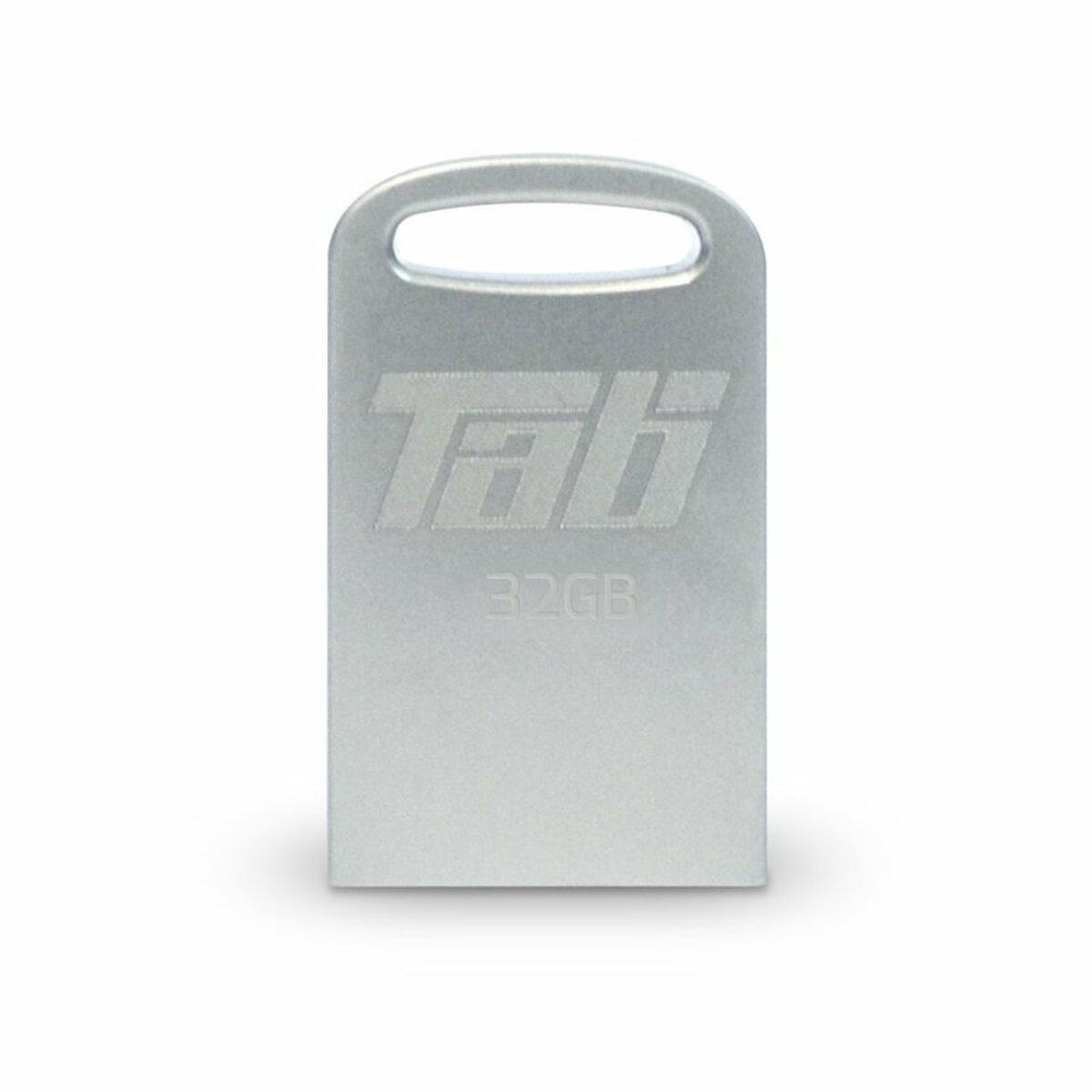 Flash Patriot USB 3.1 Lifestyle Tab 32GB (R-120Mb/s, W-15Mb/s) Metal/Silver