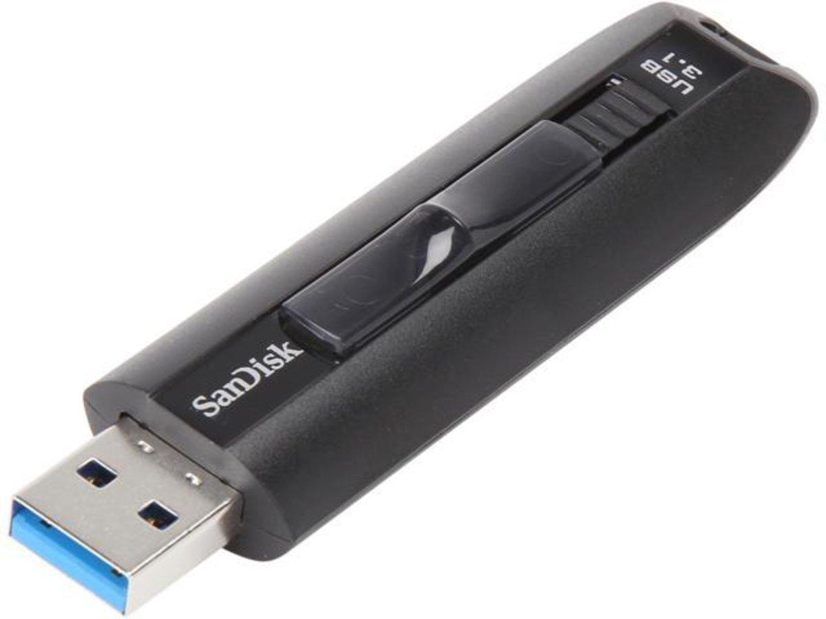 Flash SanDisk USB 3.1 Extreme GO 128Gb (R-200Mb/s, W-150Mb/s) Black