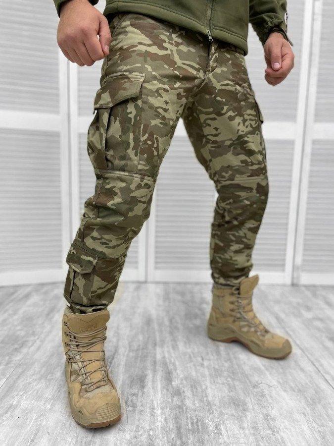 Тактичні брюки Soft-Shell СОФТ ШЕЛ "Single Sword" мультикам L\ XL\  XXL\