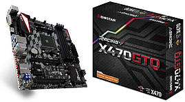 Материнська плата Biostar X470 (AMD X470, sAM4, PCI-Ex16)