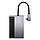 USB-Hub Baseus Magic Multifunctional Type-C HUB with a Retractable Clip Standard Edition Space Gray, фото 3
