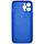 Чохол для смартфона Silicone Full Case AA Camera Protect for Apple iPhone 12 Pro 3, Royal Blue, фото 3