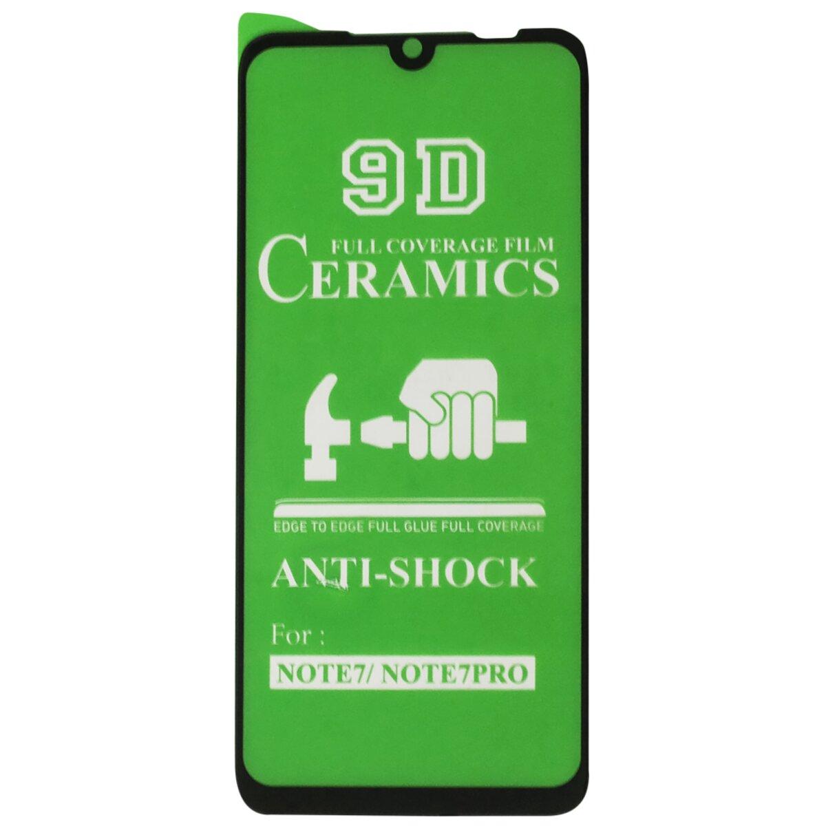 Захисне скло Ceramic glass Xiaomi Redmi Note 7 Black (тех. упаковка)